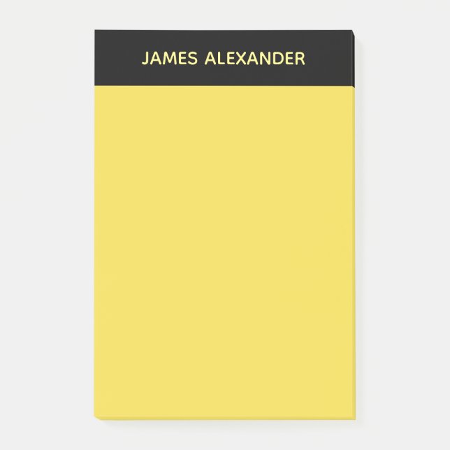 Lagligt gultpapper för advokat post-it block (Framsida)