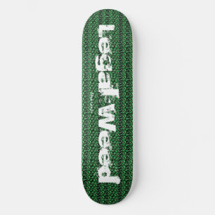 Lagligt ogräs skateboard bräda 21,5 cm