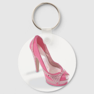 lagligt rosa skor nyckelring