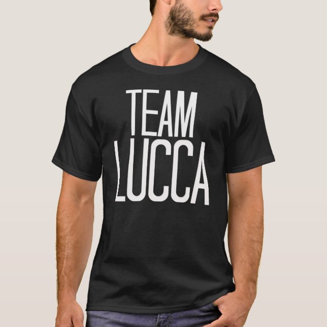LagLucca T-tröja i svart Tee Shirt (Framsida)