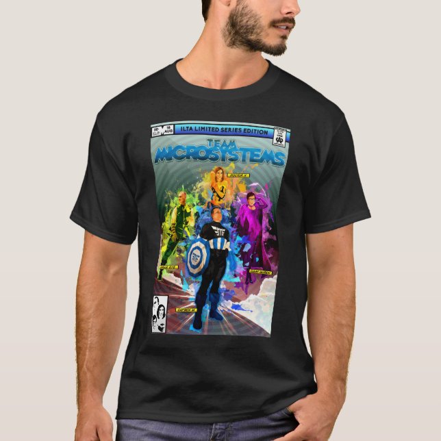 LagMicrosystemstecknad #1 T-shirt (Framsida)