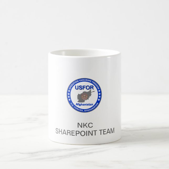 LAGMUGG FÖR USFOR-A NKC SHAREPOINT KAFFEMUGG (Center)