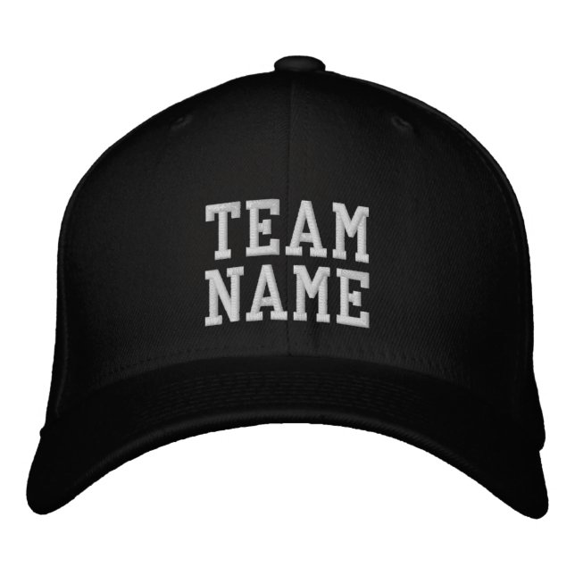 Lagnamn Brodyrerad Baseballkeps Broderad Keps (Framsida)