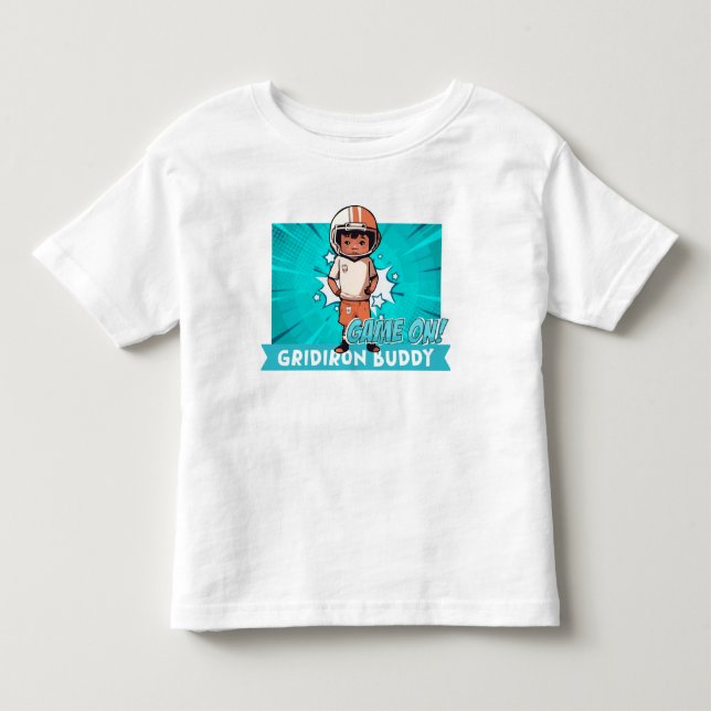 [Lagnamn]s Gridiron Dynamo #32 Anpassningsbar T Shirt (Framsida)