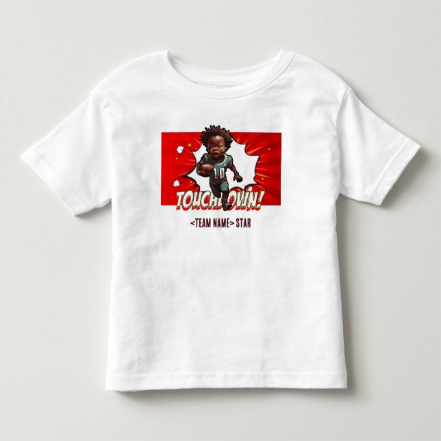 [Lagnamn]s gridiron-målvinnare #25Anpassningsbar2 T Shirt (Framsida)
