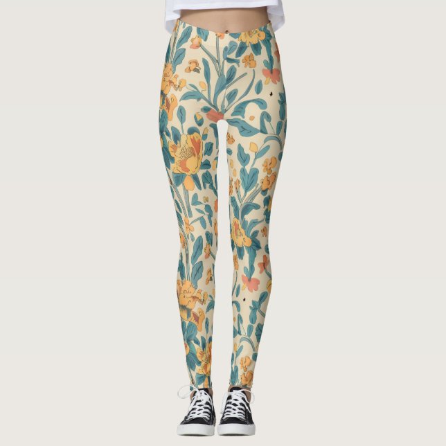 Lagning av Onflora-Blommigt Leggings (Framsida)