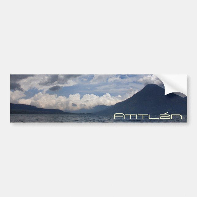 Lago Atitlan Bildekal (Framsidan)