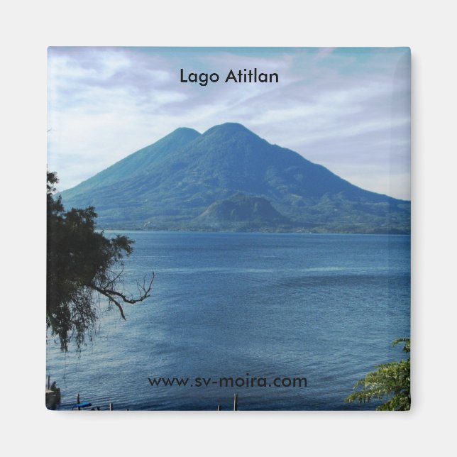 Lago Atitlan Magnet (Framsidan)