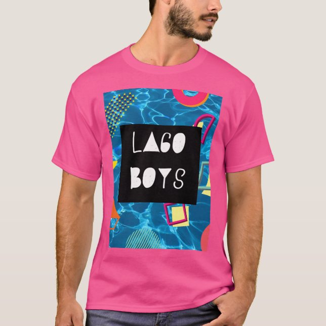 Lago Boys Bassäng Party Active T Shirt (Framsida)