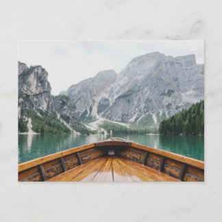 Lago di Braies, Pragser Wildsee - Lake Prags Italy Vykort