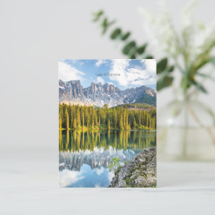 Lago di Carezza, Italien Vykort