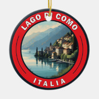 Lago di Como Italien Badge