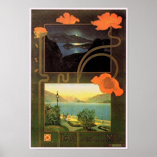 Lago di Como Poster (Framsidan)