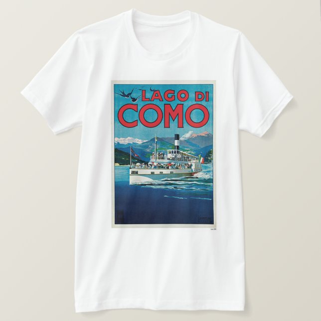 Lago di Como Tee Shirt (Design framsida)