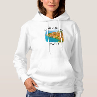 Lago di Garda Italia Watercolor Scenia View T Shirt