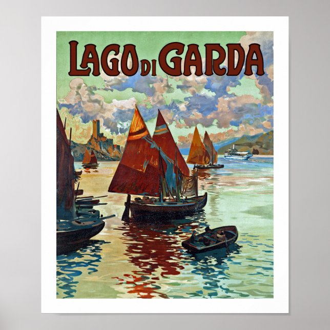 Lago di Garda Poster (Framsidan)