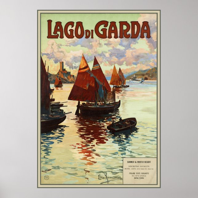 Lago di Garda Poster (Framsidan)