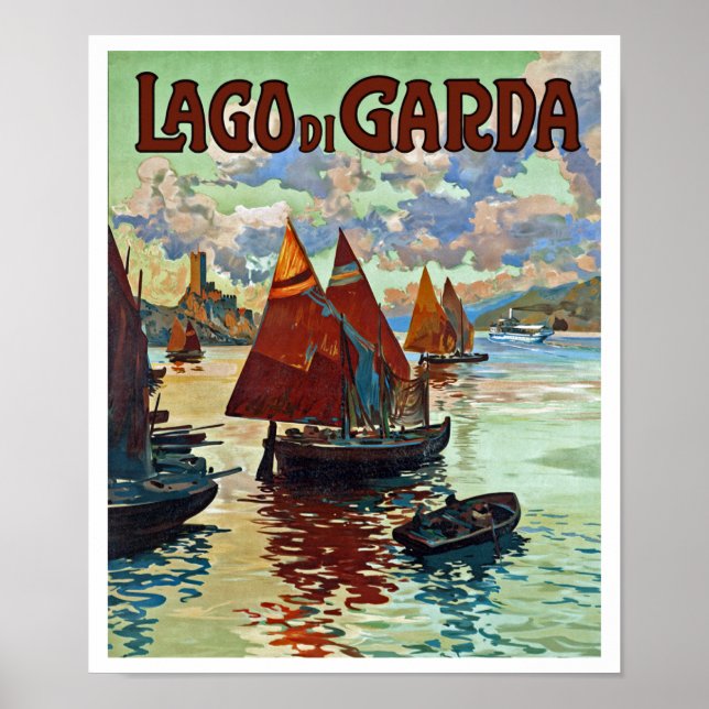 Lago di Garda Poster (Framsidan)