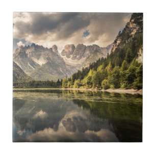 Lago Di Landro Dürrensee, italien Kakelplatta