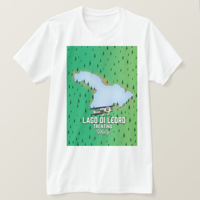 Lago di Ledro Terento Italien. T Shirt (Design framsida)