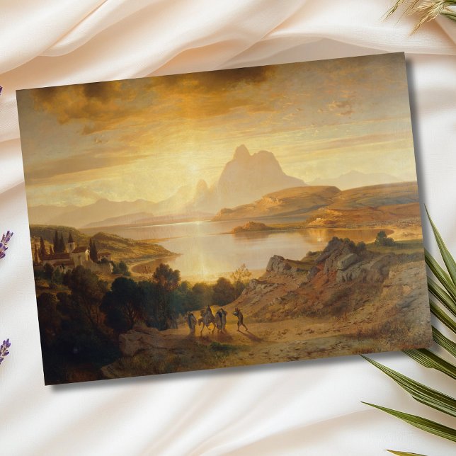 Lago di Lugano – Albert Zimmermann Vykort (Skapare uppladdad)