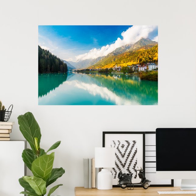 Lago di Santa Caterina Auronzo di Cadore Poster (Hemmakontoret)