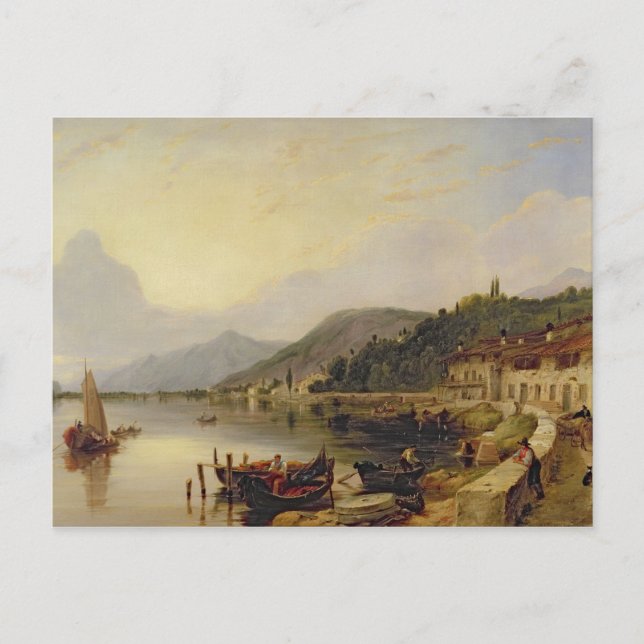 Lago d'Iseo, Italien Vykort (Framsida)