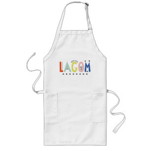 Lagom Färg Aprons Långt Förkläde