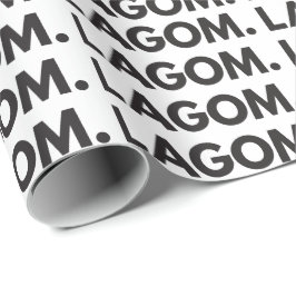 LAGOM. Papper radbrytning Presentpapper