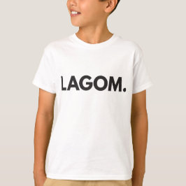 LAGOM. Svartvit T Shirt