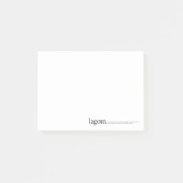 Lagom Wiki Post-it Notes Block