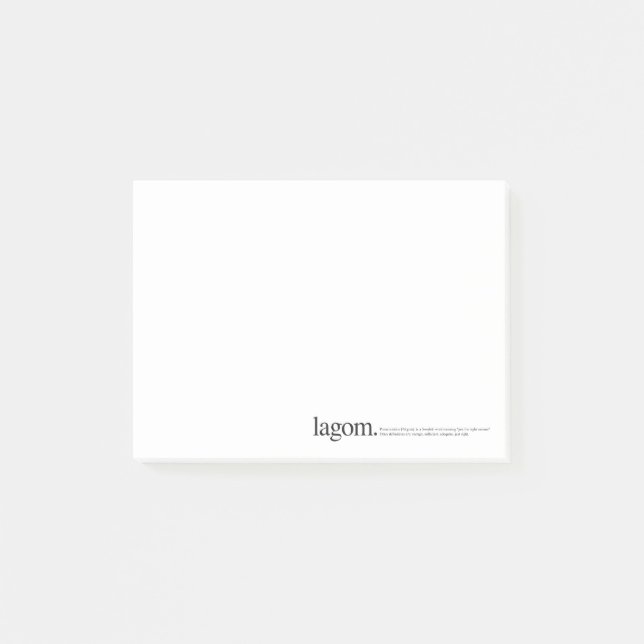 Lagom Wiki Post-it Notes Block (Framsida)