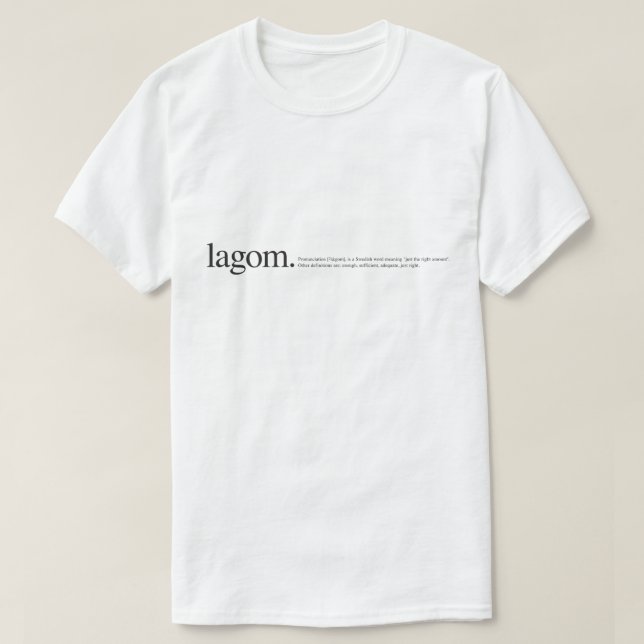 LagomWiki T-Shirt (Design framsida)