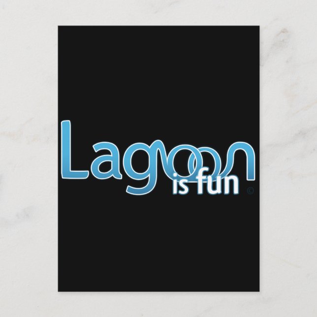 Lagon är Roligt, Logotyp Vykort (Framsida)