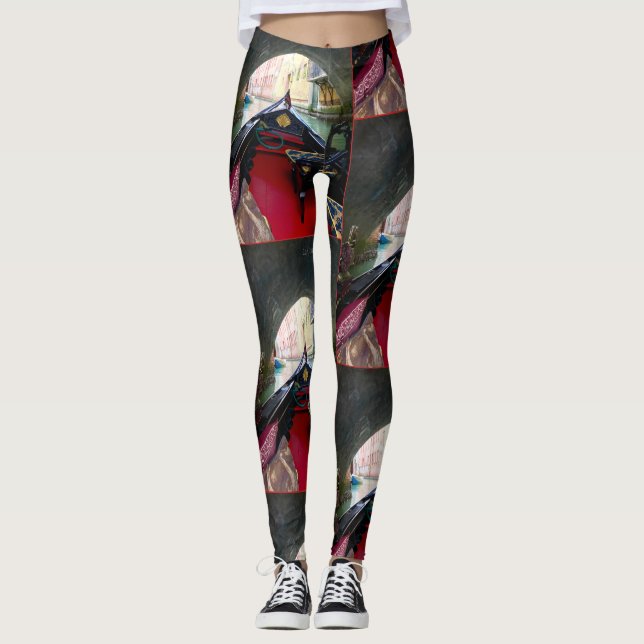 Lagondoldamasker Leggings (Framsida)