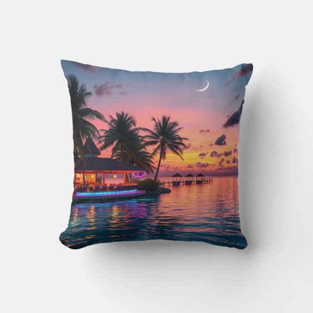 Lagoon Sunset & African Sol Kudde (Framsida)