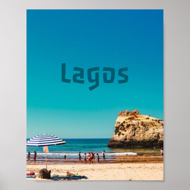 Lagos Beach Poster (Framsidan)