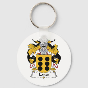 Lagos familjvapensköld nyckelring