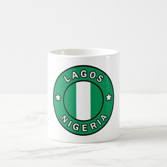 Lagos Nigeria Kaffemugg (Center)