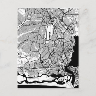 Lagos Nigeria Karta Vykort