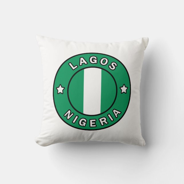Lagos Nigeria Kudde (Framsida)