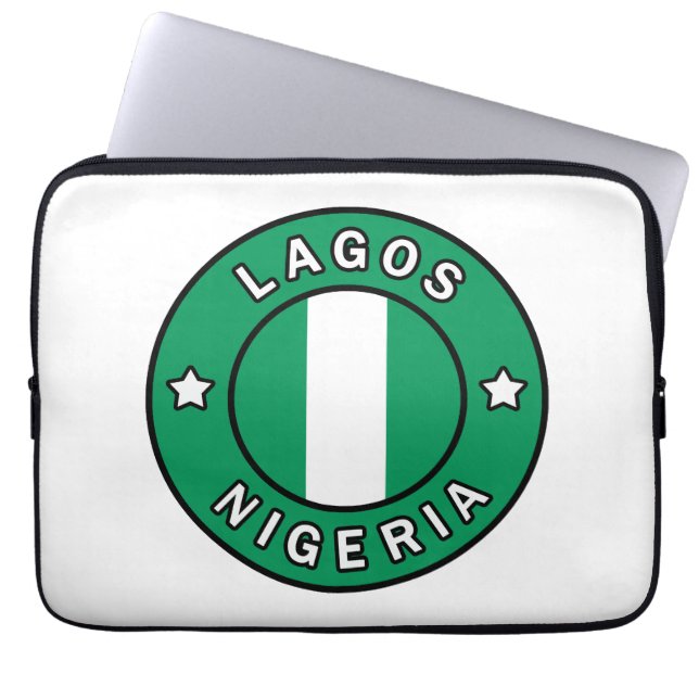 Lagos Nigeria Laptop Fodral (Framsidan)