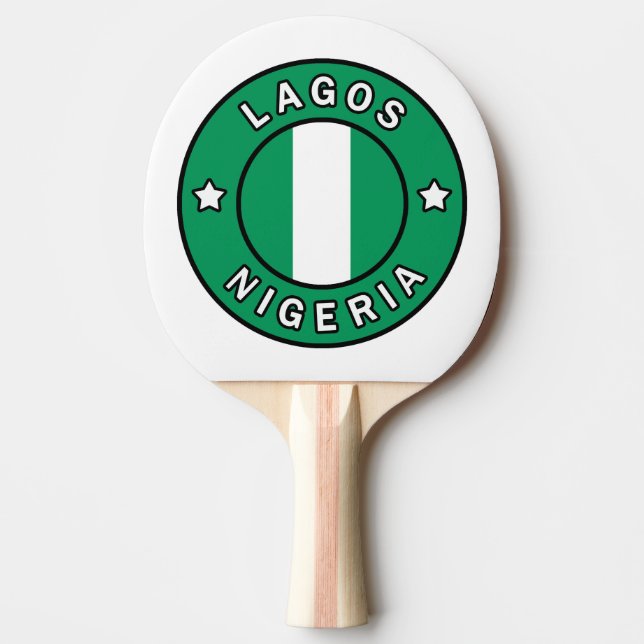 Lagos Nigeria Pingisracket (Framsidan)