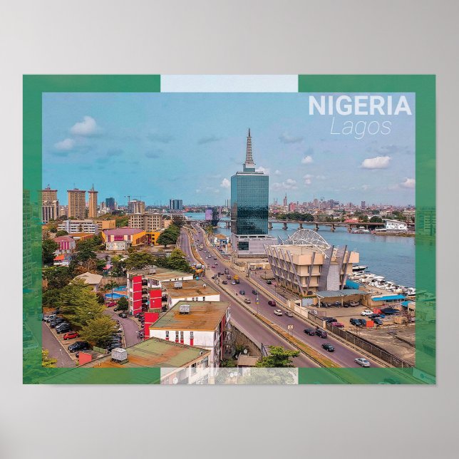 Lagos - Nigeria Poster (Framsidan)