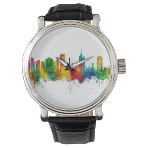 Lagos Nigeria Skyline Armbandsur