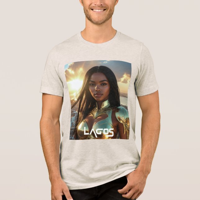 LAGOS - NIGERIA T SHIRT (Framsida)