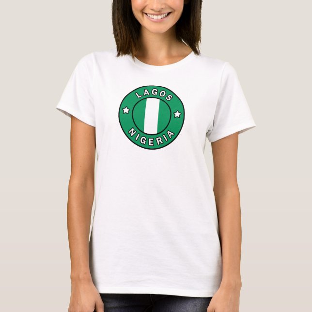 Lagos Nigeria T Shirt (Framsida)