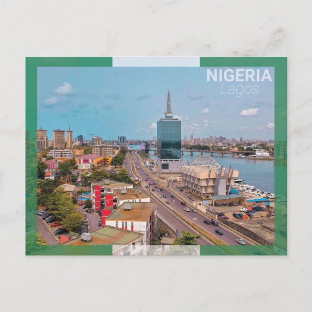 Lagos - Nigeria Vykort (Framsida)