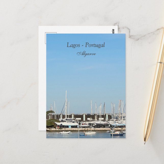 Lagos - Portugal  Vykort (Fram/Back In Situ)