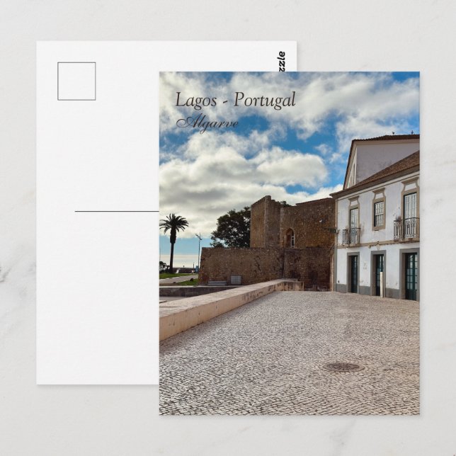 Lagos - Portugal Vykort (Fram/baksida)